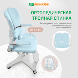Стул для школьника Ergokids Trinity Y-617 c подлокотниками