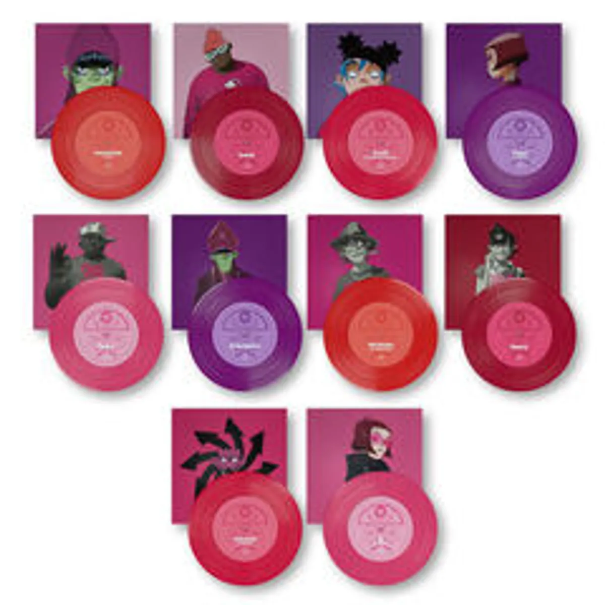 Виниловые пластинки. Gorillaz - Cracker Island (Limited Edition 7