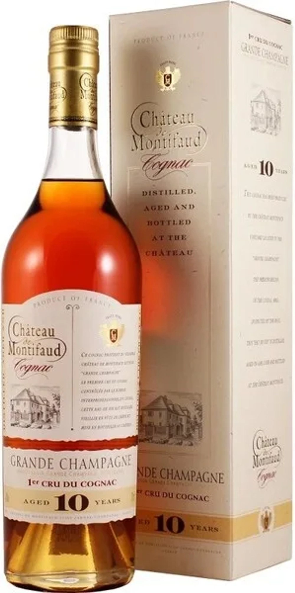 Коньяк Chateau de Montifaud, 10 Years Old Grande Champagne Premier Cru, 0.7 л.