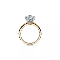 Кольцо из жёлтого золота с бриллиантом 1,22 карат💠Tiffany, exclusive