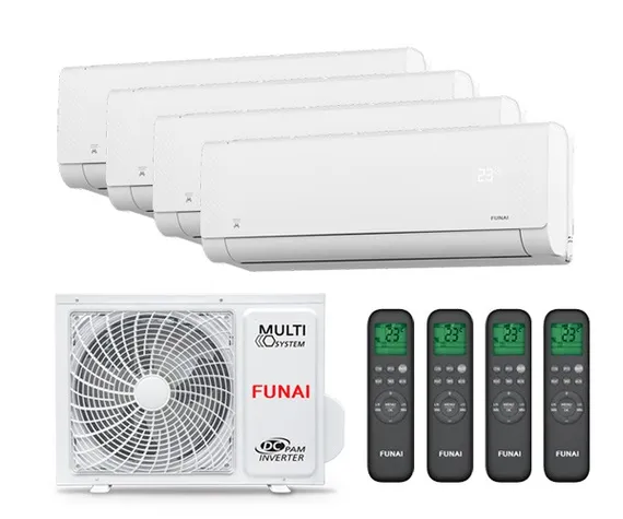 Мульти сплит-система Funai 4 x RAM-I-SG25HP.W03 / RAM-I-4OK105HP.02/U