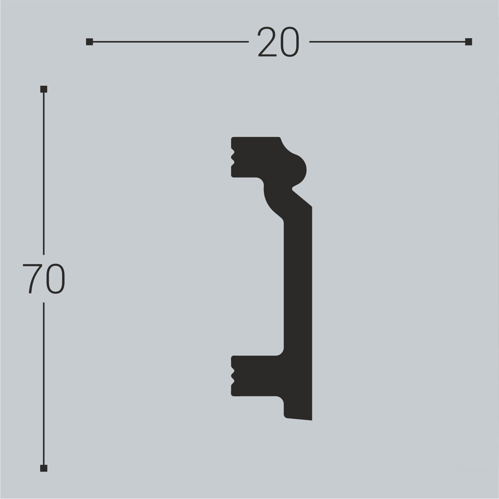 Плинтус П 7