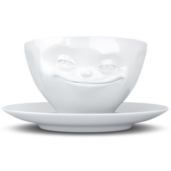 Чайная пара grinning, 200 мл, белая