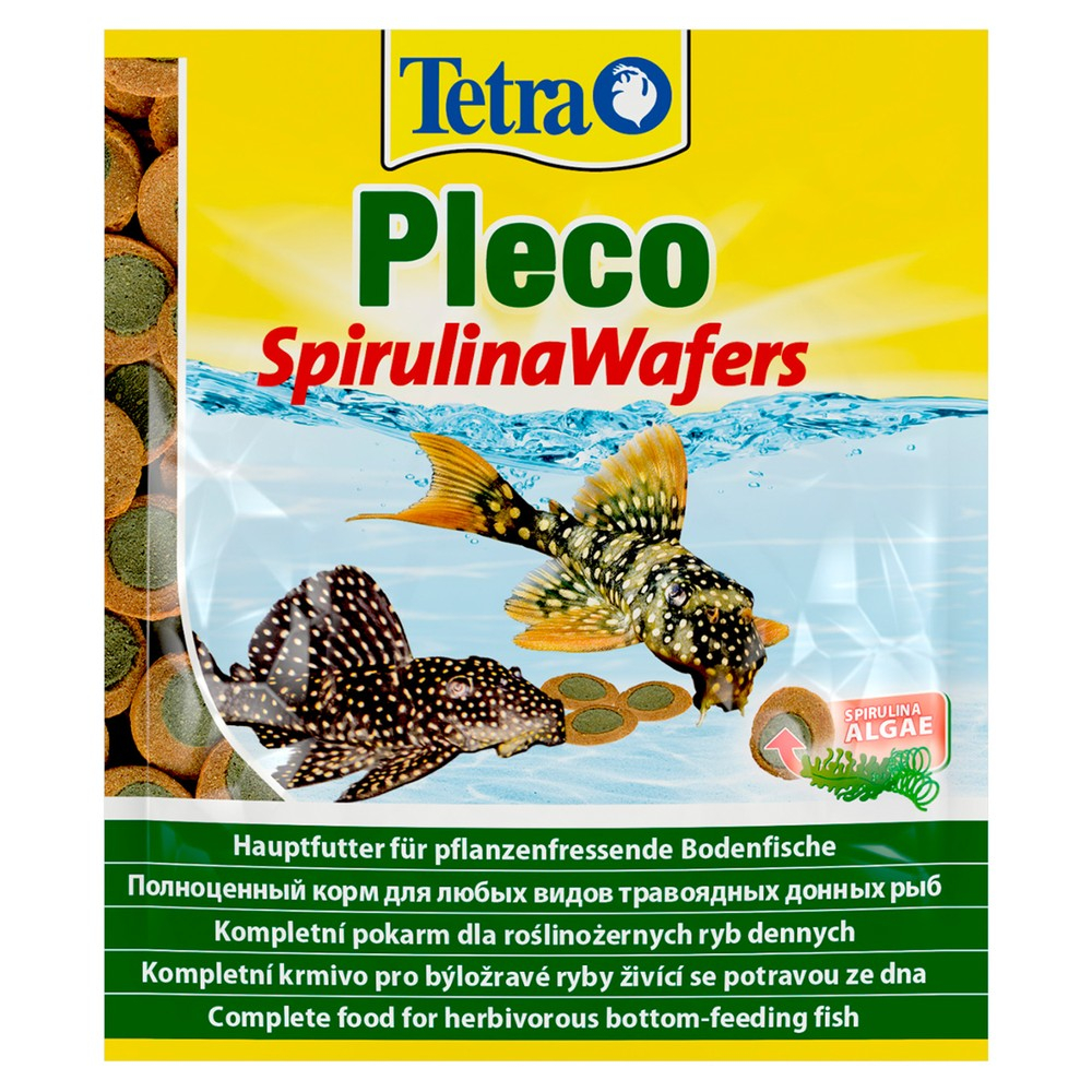 Tetra Pleco Veggie Wafers корм для рыб 15 г