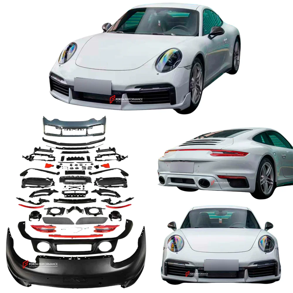 Обвес переделка для PORSCHE 911 991 CARRERA 2011–2019 в стиле 911 992 TURBO