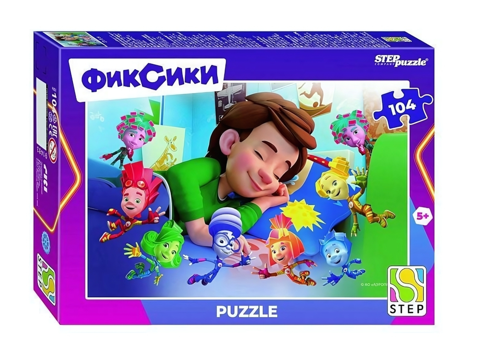 Пазл 104эл. "Фиксики. Новый сезон" (Аэроплан) (Степ пазл)