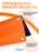 Чехол накладка Gurdini для Macbook Pro 14.2" 2021 (A2442) пластик матовый Orange