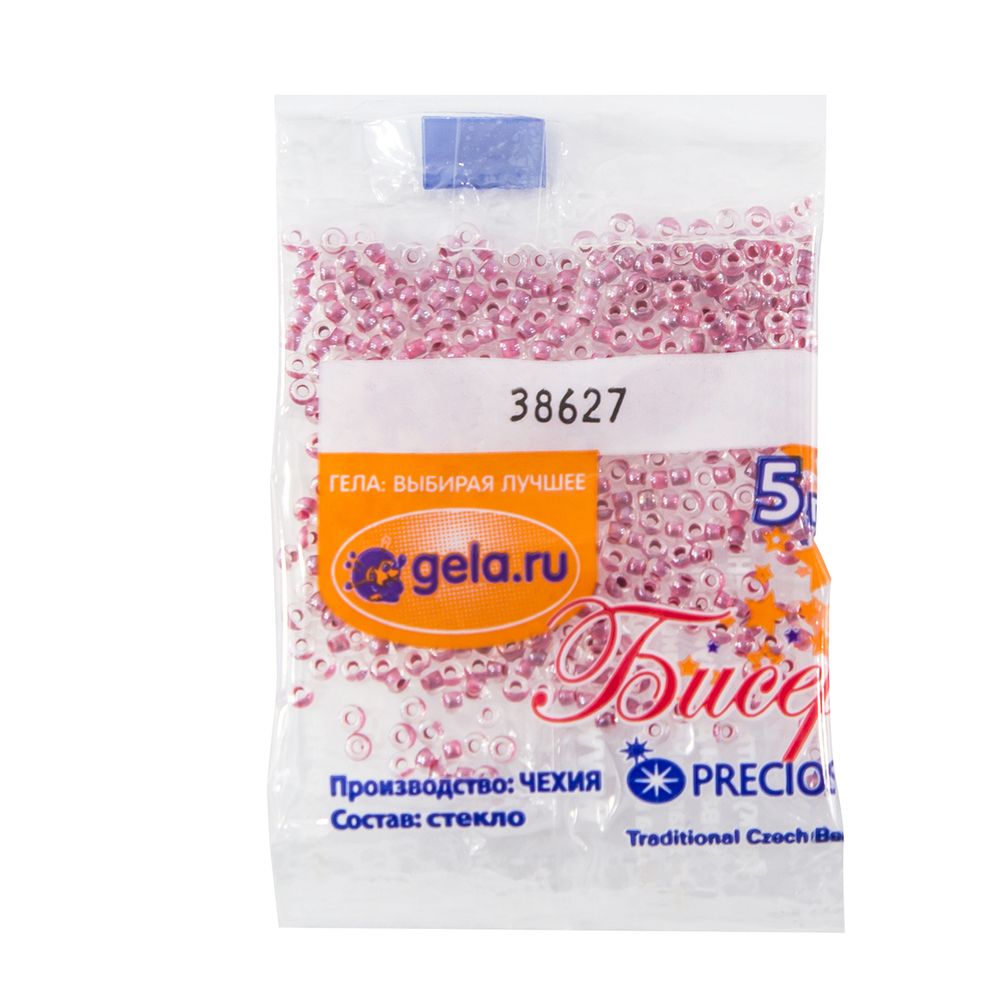 Бисер Preciosa 10/0, 50 г (10 шт по 5 г), цв.38627