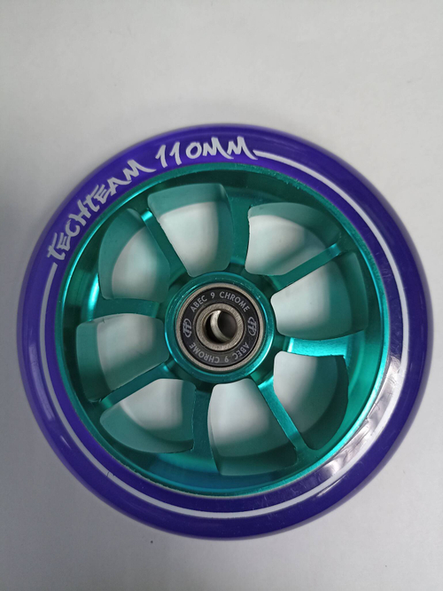 Колесо для самоката X-Treme 110*24мм PO,transparent purple(violet)