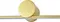 Настенный светильник Line 10291/1LED Gold Escada