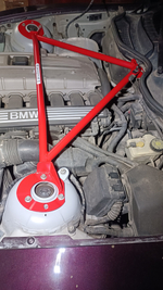 Распорка передних стоек треугольная (цельная) BMW Z4 E85, E86 рестайлинг с N52 (ПОД ЗАКАЗ)