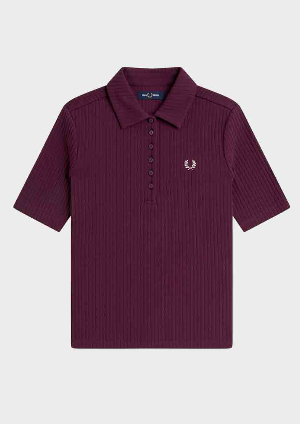 Поло FRED PERRY Wide Rib Polo Shirt