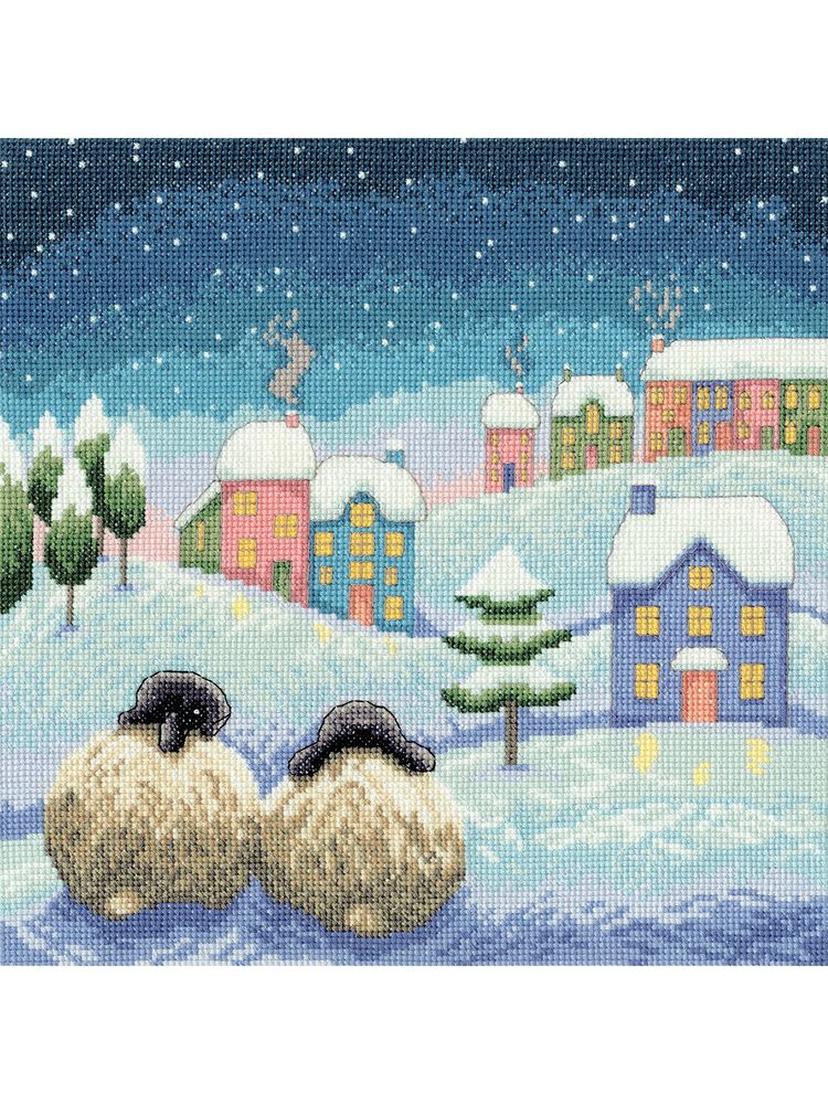 Набор для вышивания нитками Bothy Threads There's Snow Place Like Home Набор для вышивания нитками Bothy Threads There's Snow Place Like Home