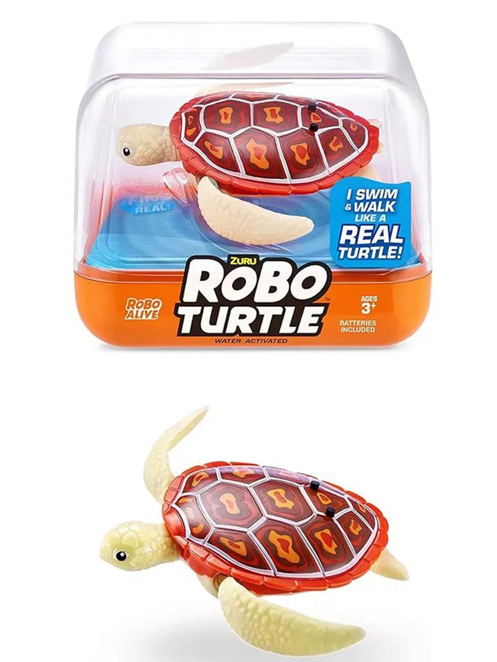 Робо Черепаха Robo Turtle интерактивная плавающая игрушка