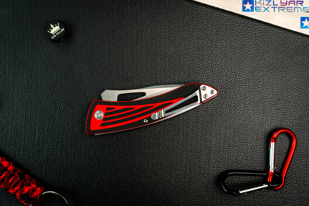 Туристический нож MIG VG-10 (Cryo) Black-Red