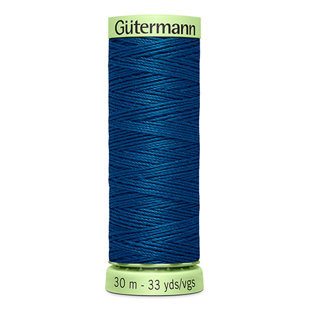 Нить Top Stitch 30/30 м для декоративной отстрочки, Gutermann, 967 водная синь