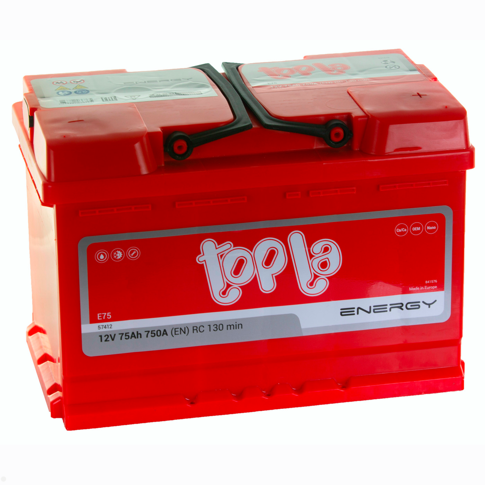 Аккумулятор TOPLA Energy (75Ah, 750A, R+)