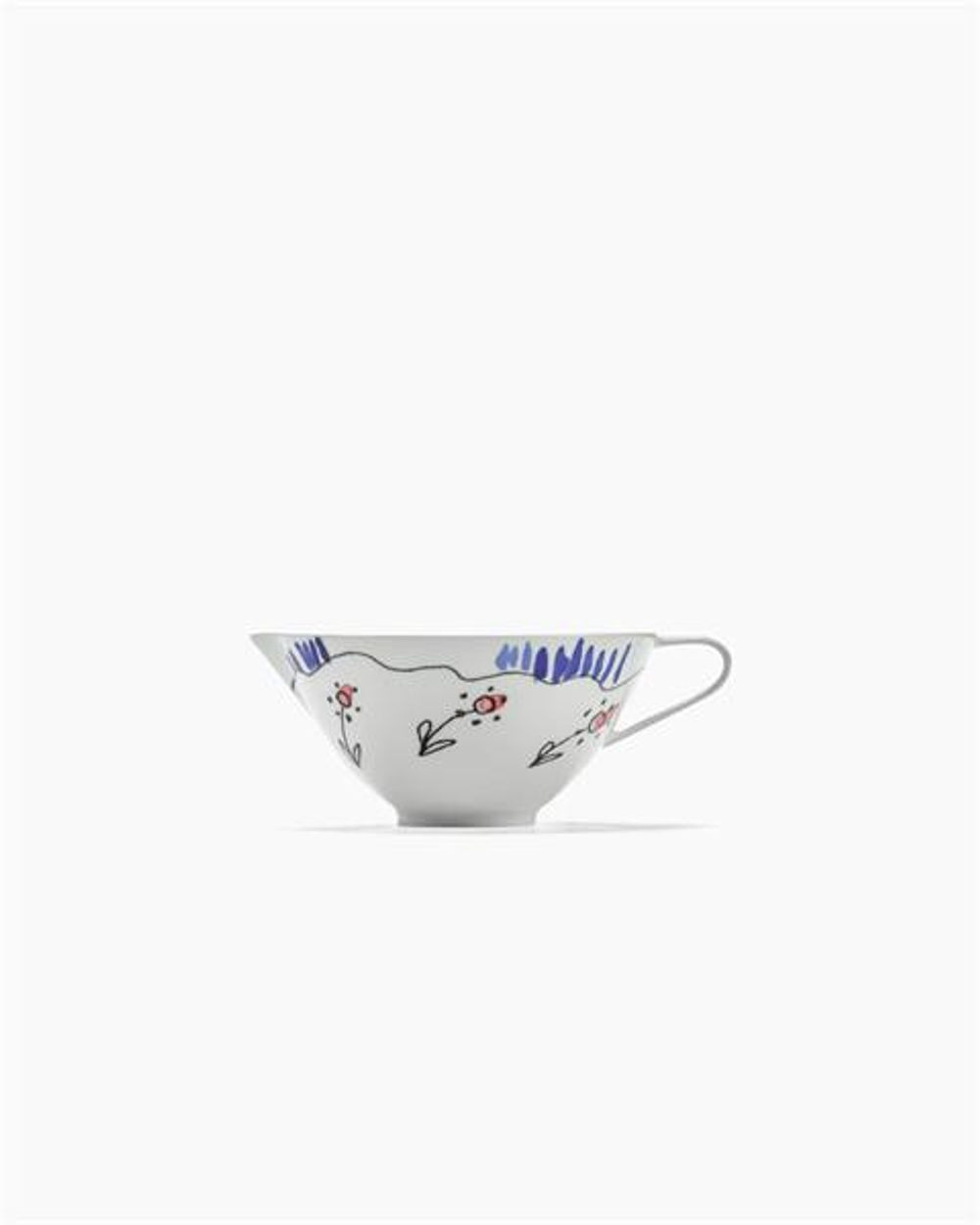Молочник с ручкой 200 мл Anemone Milk Midnight Flowers