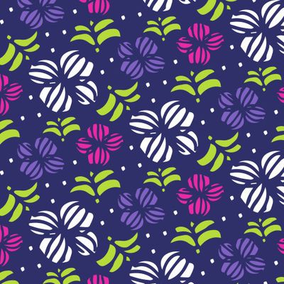 Buy purple fabric abstract flowers
