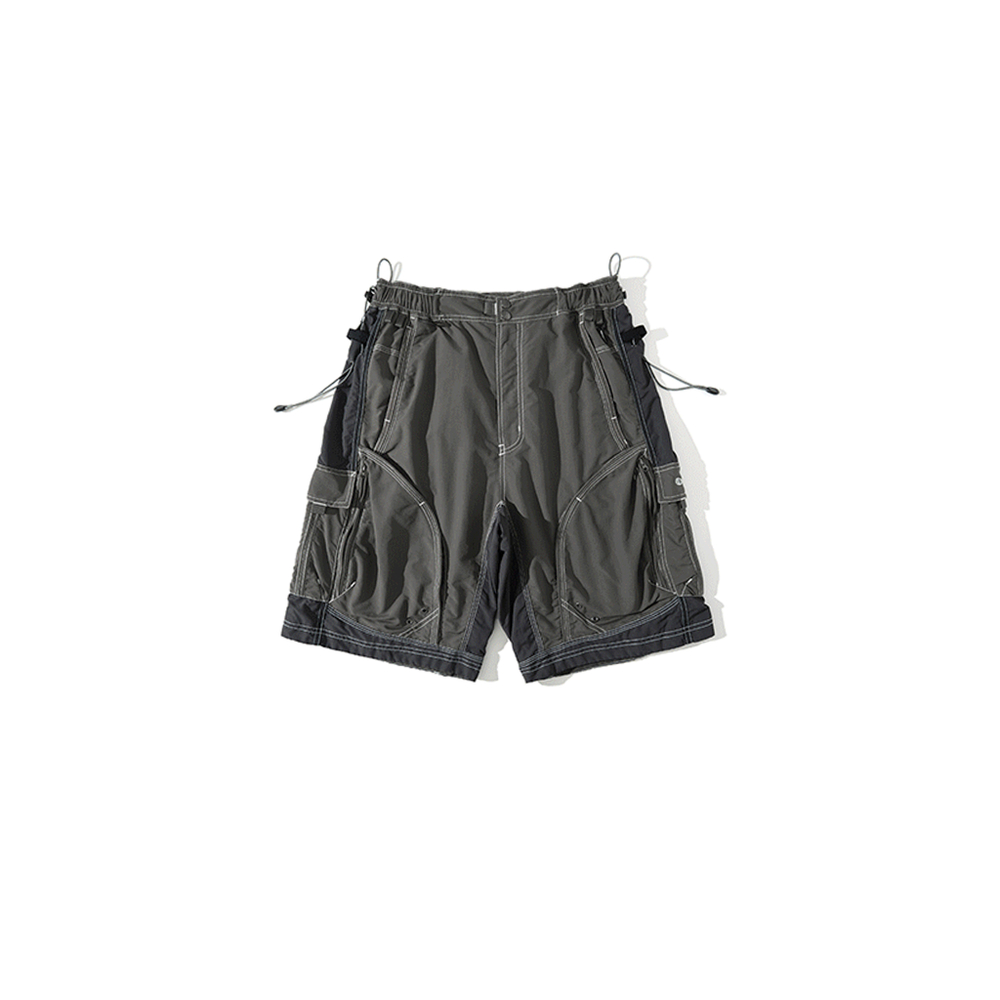Шорты Nothomme Blue Workwear Shorts "Gray And Green Gray"