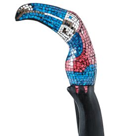Decor and Gift 23-006-01 Статуэтка «Тукан» дерево+стекл.мозаика 60 см