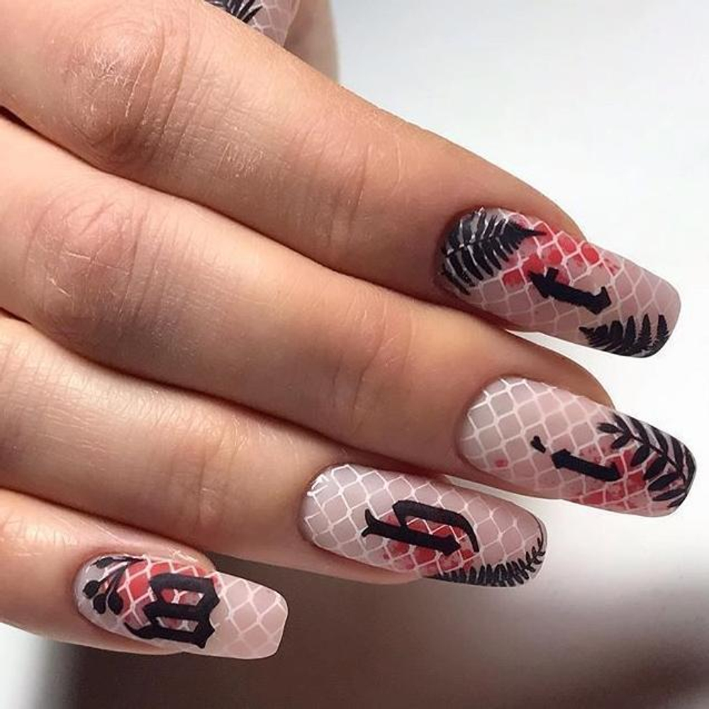 Swanky Stamping Пластина для стемпинга 049 готика
