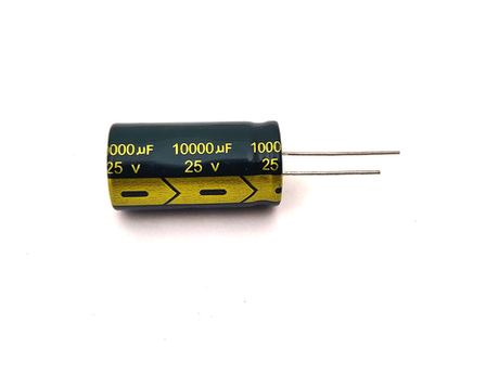 Конденсатор электролитический 25В-10000мкФ (10000uF-25V, -40+105C, 18*35мм)