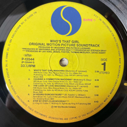 Винтажная виниловая пластинка LP Madonna Who's That Girl Кто Эта Девчонка? (Japan 1987) (Obi)