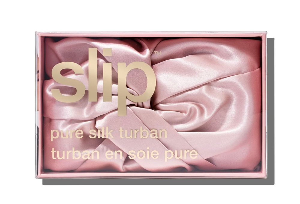 Тюрбан из 100% шелка Slip Silk, розовый