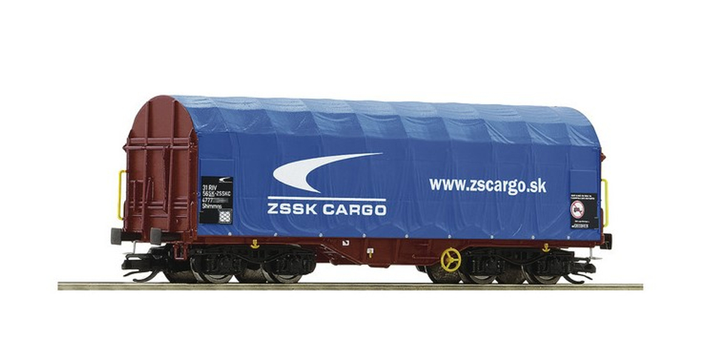 Вагон крытый брезентом ZSSK Cargo (синий)