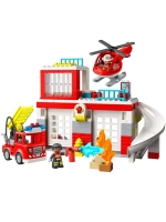 Лего Дупло Пожарная часть и вертолёт Duplo