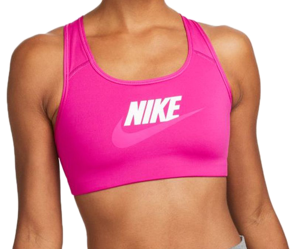 ТОП теннисный Nike Medium-Support Graphic Sports Bra W - Розовый