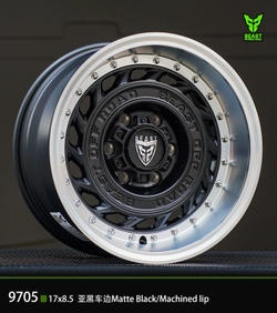 Диск колёсный литой BEAST OFFROAD 9705 R17 8,5 ЕТ0 Matte Black Machine Lip