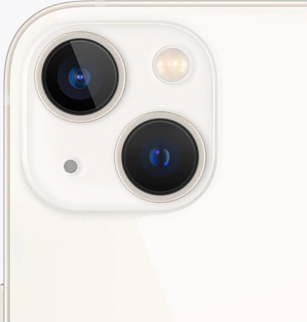 Смартфон Apple A2633 iPhone 13 128Gb 4Gb сияющая звезда моноблок 3G 4G 1Sim 6.1" 1170x2532 iOS 15 12Mpix 802.11 a/b/g/n/ac/ax NFC GPS GSM900/1800 GSM1900 Protect
