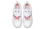 Skechers D"LITES 1.0 Low top Casual Shoes Women"s White Multicolor Butterfly