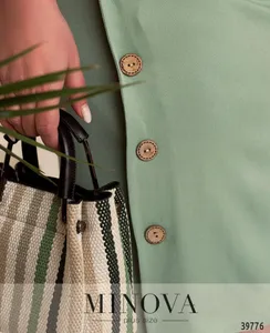 Платье 3150B-мятный Minova