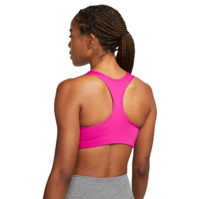 ТОП теннисный Nike Medium-Support Graphic Sports Bra W - active pink/white/pink prime
