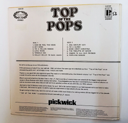 Винтажная виниловая пластинка LP The Top Of The Poppers Top Of The Pops Vol. 30 (UK 1973)