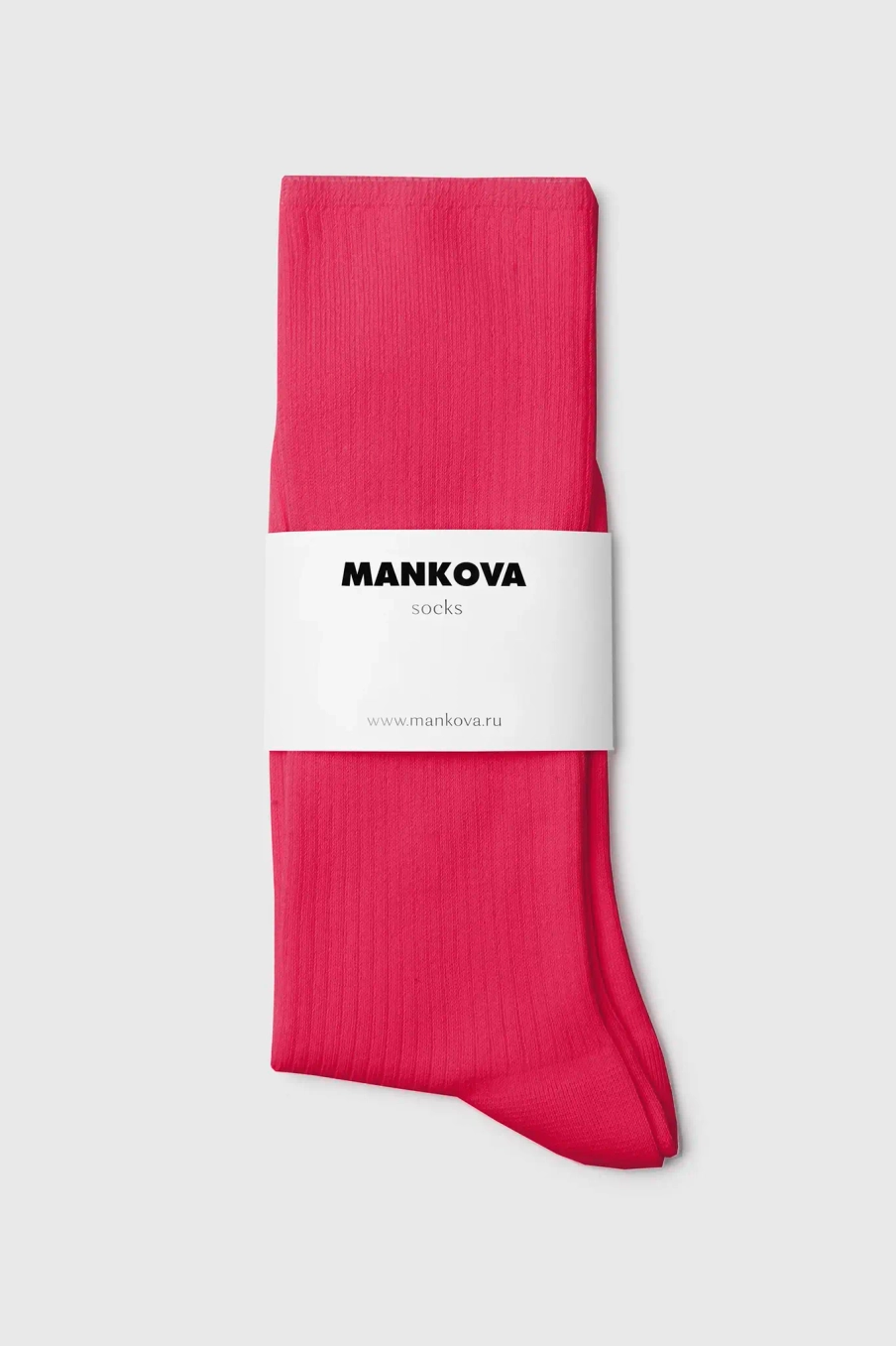 Гольфы хлопковые — MANKOVA, красный, фото 2