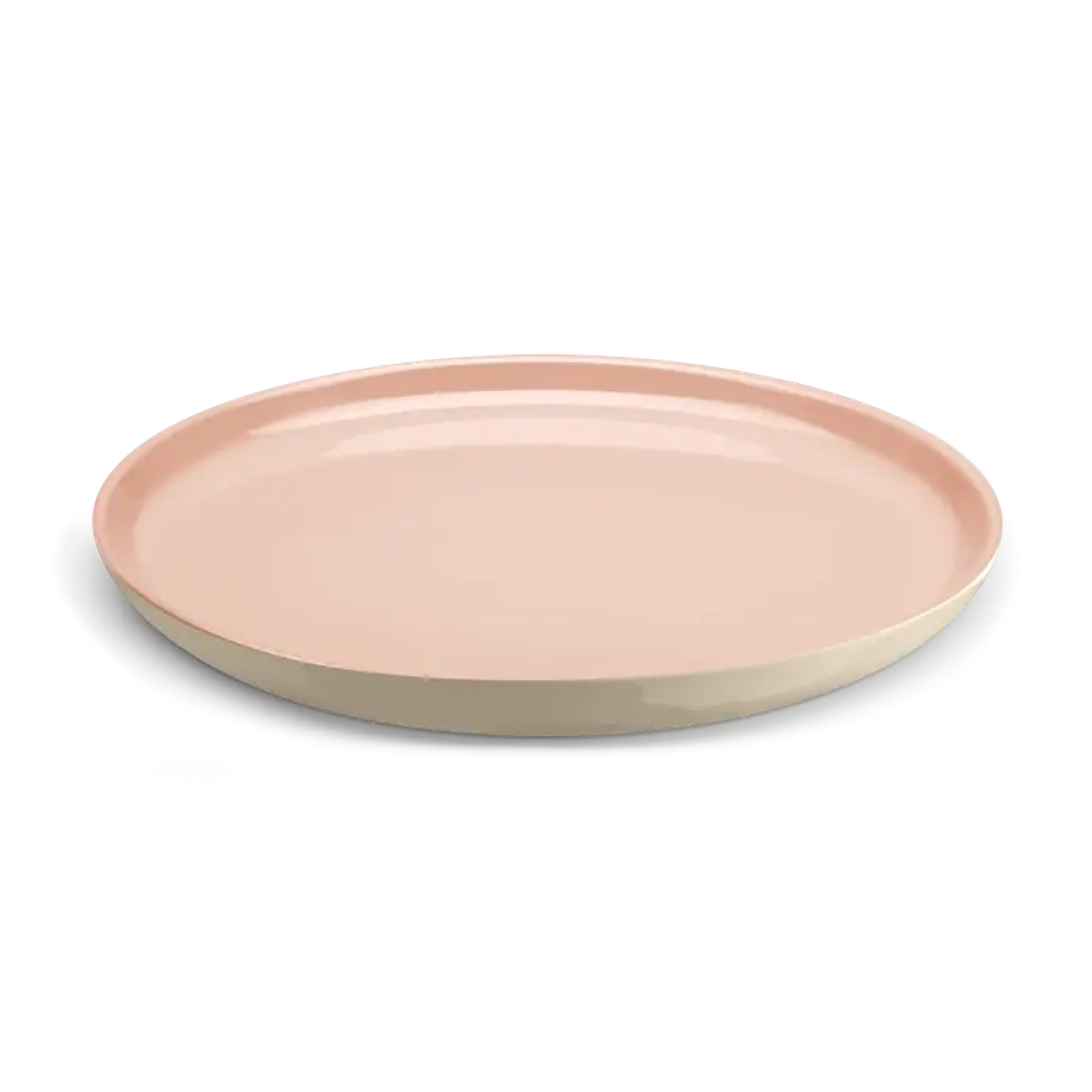 Тарелка обеденная Emile Henry Powder Pink/Clay, 28 см