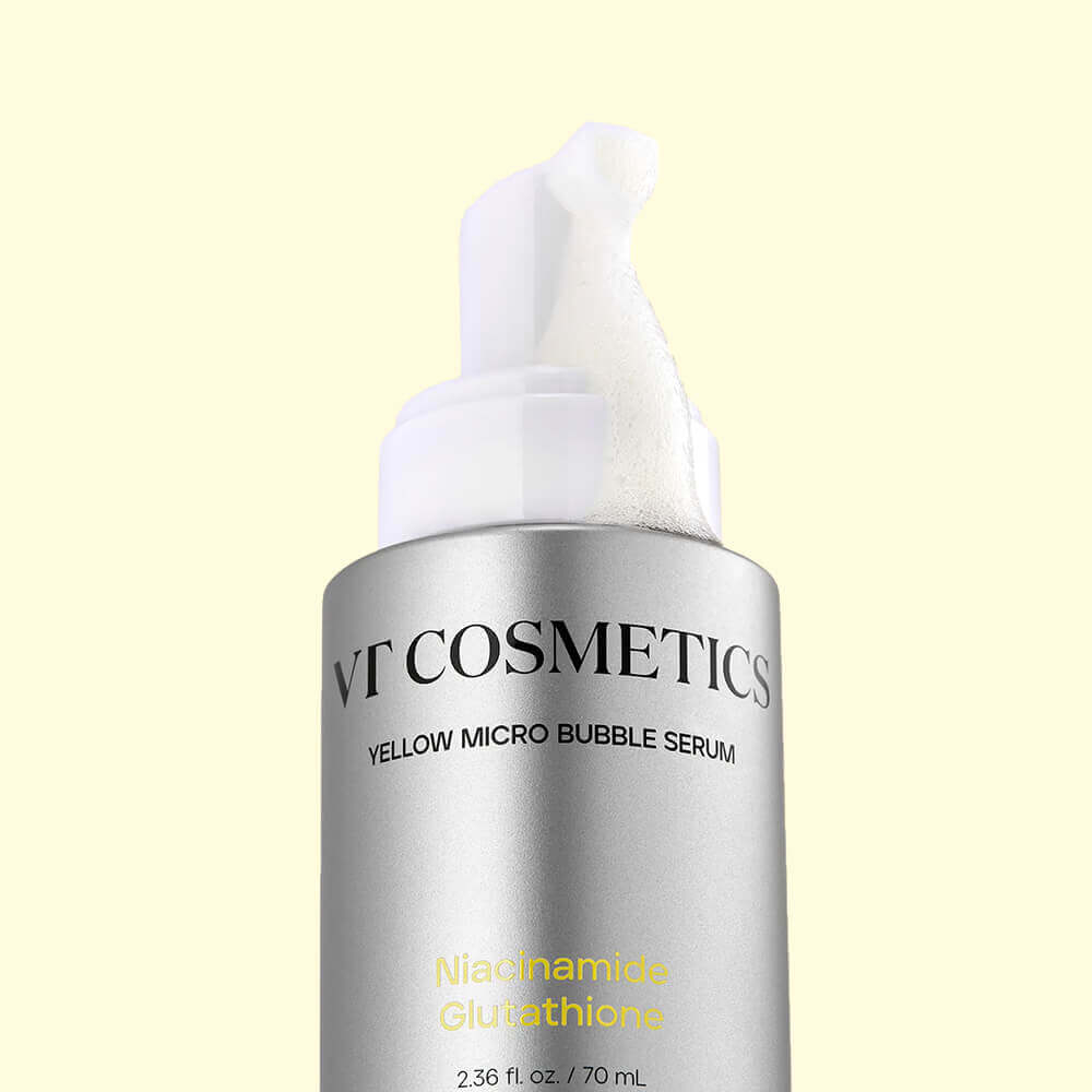 Пузырьковая сыворотка с ниацинамидом VT Cosmetics Niacinamide Glutathione Yellow Micro Bubble Serum
