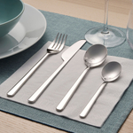Набор столовых приборов на 6 персон IKEA LOFTESRIK, Нержавеющая сталь, 24 шт