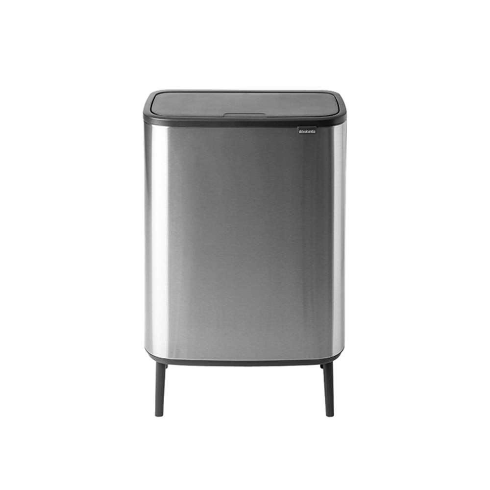 Мусорный бак Bo Touch Bin HI 60л Brabantia Стальной матовый Fingerprint Proof