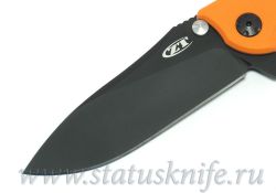 Нож Zero Tolerance 0562ORBLK Orange G-10 DLC CTS-204Pфотография - 2