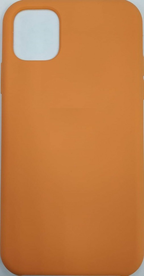 Чехол-накладка  i-Phone 11 Silicone icase  №02 абрикосовая
