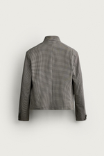 УКОРОЧЕННЫЙ БЛЕЙЗЕР В КЛЕТКУ — ZARA