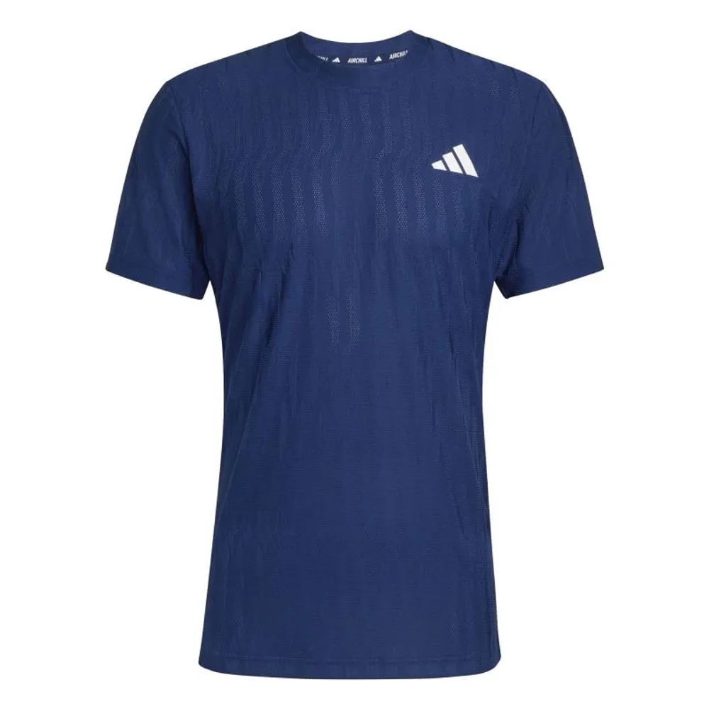 Мужская теннисная футболка Adidas Climacool+ Airchill Freelift - navy blue