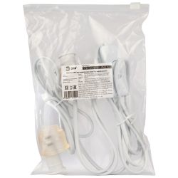 Патрон ЭРА FITO-Holder G13 IP65 mini для ламп FITO до 600 мм 2хG13 с выключателем, вилкой 1.5 м | Аксессуары для фито светильников