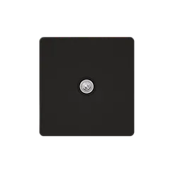 Розетка телевизионная TV/FM 5-1000Mгц Systeme Electric Infinity Полярная ночь FSE001091