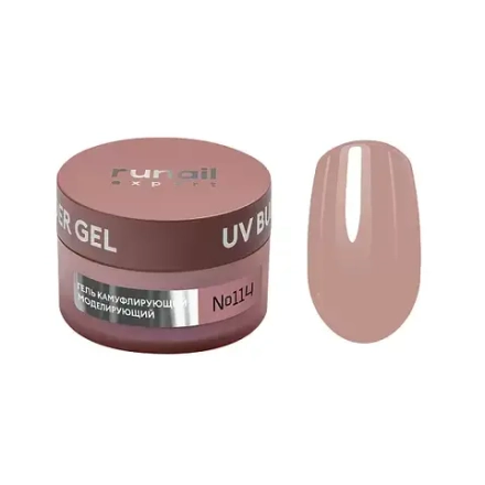 Runail Expert Гель моделирующий UV BUILDER GEL №114 персиковый, 15г банка